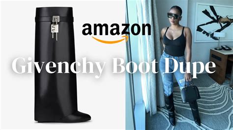 givenchy chain boots dupe|givenchy lock boots.